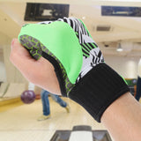 Bowling Semi Finger 1 Pair Silicone Anti- Elastic Breathable Wrist Glove Support for Men Bowling Party Game