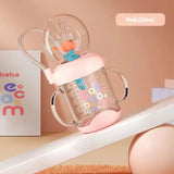 Cups For Children Drink Water Baby Drinking Cup With Whale Squirt 220ml Children'S Water Bottles With Lid And Straw Kids Cup