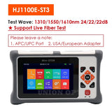 2023 NEW Active Live Fiber Optic Reflectometer OTDR 26/24dB Touch Screen VFL OLS OPM Event Map Ethernet Cable Tester Equipment