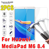 2Pcs Tempered Glass Tablet Screen Protector for Huawei MediaPad 10.4 Pro 10.8 T3 T5 T8 T10 T10S M5 M6