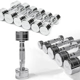 Electroplated dumbbells 1-10KG dumbbells pure steel men's and women's household commercial stainless steel dumbbells