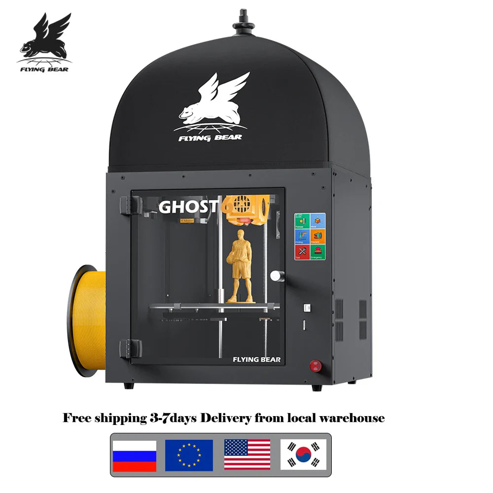 Flying Bear 3d Printer Ghost 6 High Precision with High Speed Printing Machine Adopt Core XY Motion Dual Direct Extruder