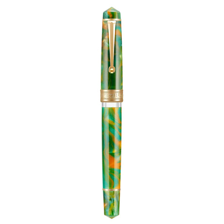 Asvine P20 Piston Filling Fountain Pen Acrylic Beautiful Patterns EF/F/M Nib with Golden Clip Smooth Writing Office Gift Pen