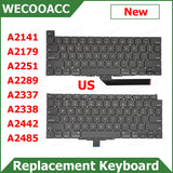 New English US Replacement Keyboard For Macbook Air Pro A2141 A2159 A2179 A2337 A2251 A2289 A2338 A2442 A2485