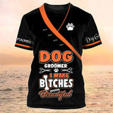 Puppy Groomer T-shirt Men's Shirt Unisex Fashion Uniform Summer O-neck Clothes Male Oversized Short Sleeve Tees Harajuku Tops