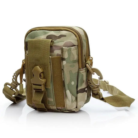 Camouflage Belt Zipper Waist Pack Men's Casual Bag Travel Purse Tactical Outdoor Fishing Running Sports Mobile Phone Fanny Pack