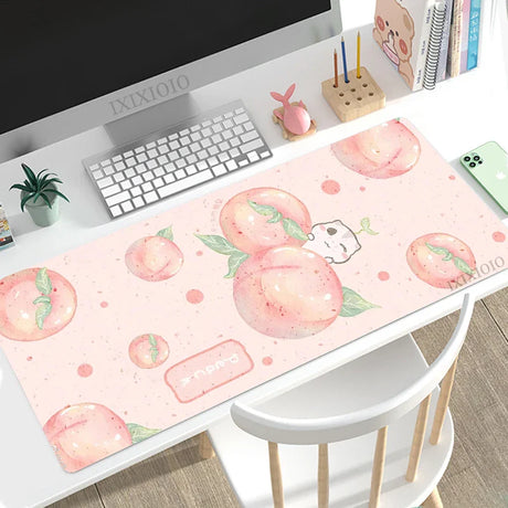 Mouse Pad Gaming Kawaii Cute Fruit XL Custom Computer Mousepad XXL keyboard pad Office Carpet Soft Office Accessories Mice Pad