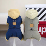 Thicken Warm Dog Jumpsuit Winter Dogs Clothes for Chihuahua Youkshire Coat Windproof Puppy Overalls Poodle Jacket Pet Apparel