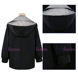 Nanakusa Nazuna Cosplay Call of the Night Costume Wig Black Cloak Jacket Leather Vest Shorts Outfit Yofukashi No Uta Women