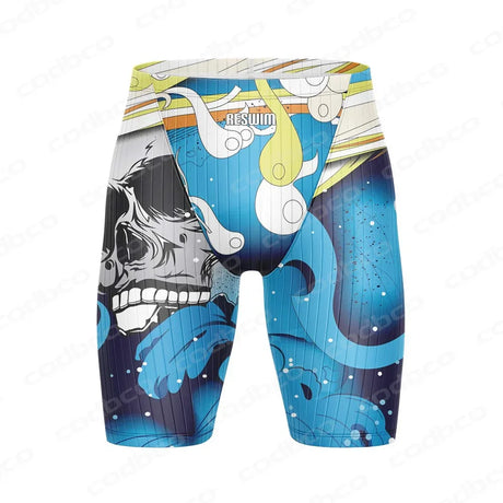 Summer Mens Swimming Tight Shorts Surf Jammers Swimwear New Beach Trunks Sports Training Pants Quick Dry Surfing Diving Swimsuit