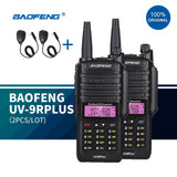 100% Original baofeng uv9r plus upgraded dual band radio waterproof walkie talkie communications amateur vhf uhf marin radio ham