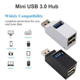 3 Ports High Speed USB 3.0 HUB Adapter Extender Splitter For PC Laptop MacBook Phone High Speed Data Transfer USB Splitter