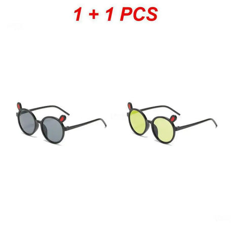 1~4PCS Kids Sunglasses Portable Colorful Fashion Summer Eyewear Sunglasses Eyeglasses Plastic Fashion Childrens Sun Glasses