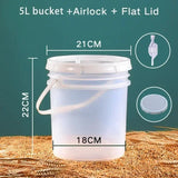 Wine Container Home Equipment Beer Making & Kit With Fermenter Bucket For Barware Fermentation Brewing Airlock