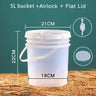 Wine Container Home Equipment Beer Making & Kit With Fermenter Bucket For Barware Fermentation Brewing Airlock