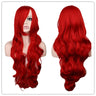 Women Synthetic Hair Red Pink Blue Orange Curly Body Wave Hair for Adult High Temperature Fiber Quality Halloween Wig