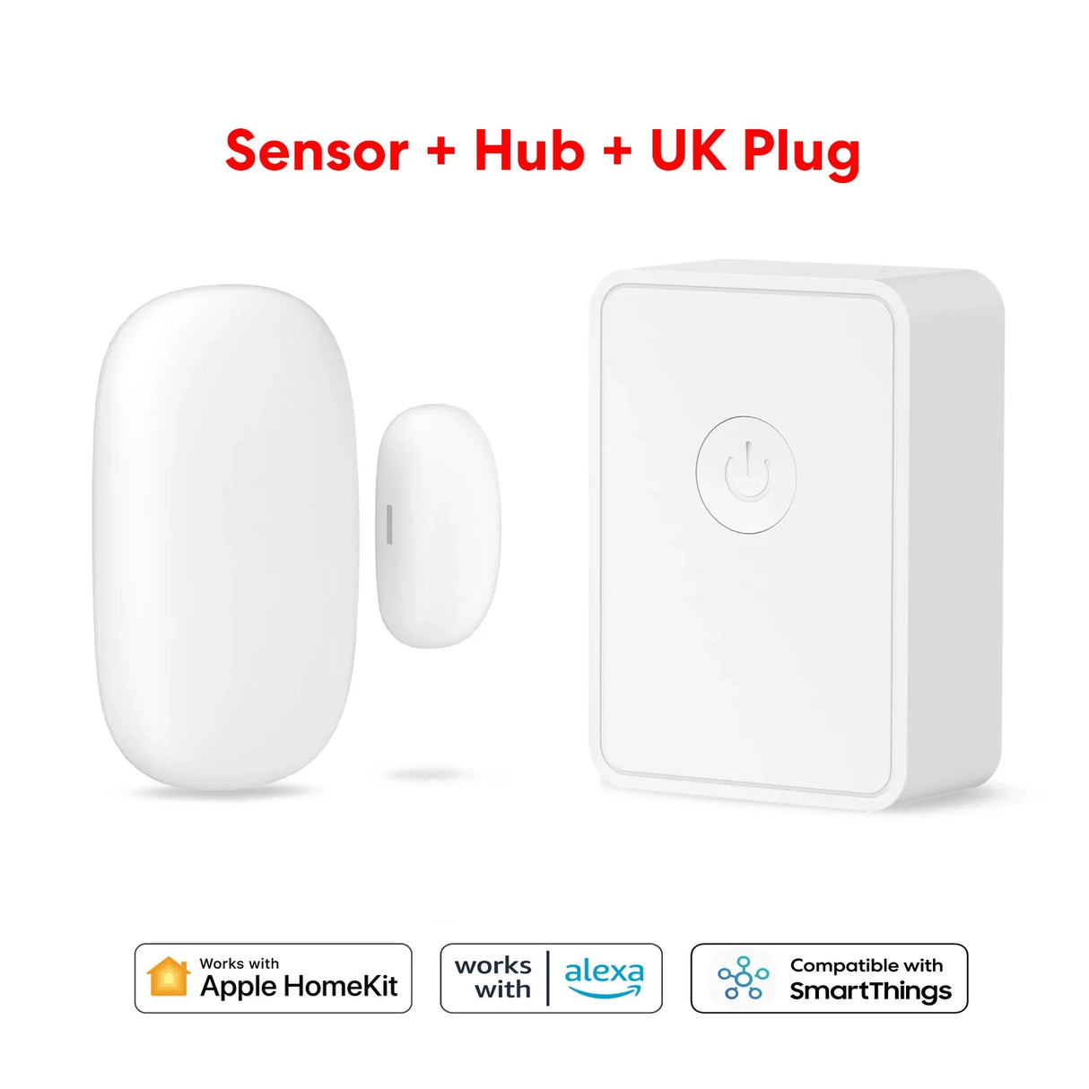 Meross HomeKit WiFi Smart Door Sensor Window Open Closed Detector Smart Home Security Protection Alarm Google Alexa SmartThings