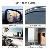 Rainproof Film Sticker Car Truck Rearview Mirror Side Window Waterproof Anti-fog Stickers Electric Auto Films Clear Decal