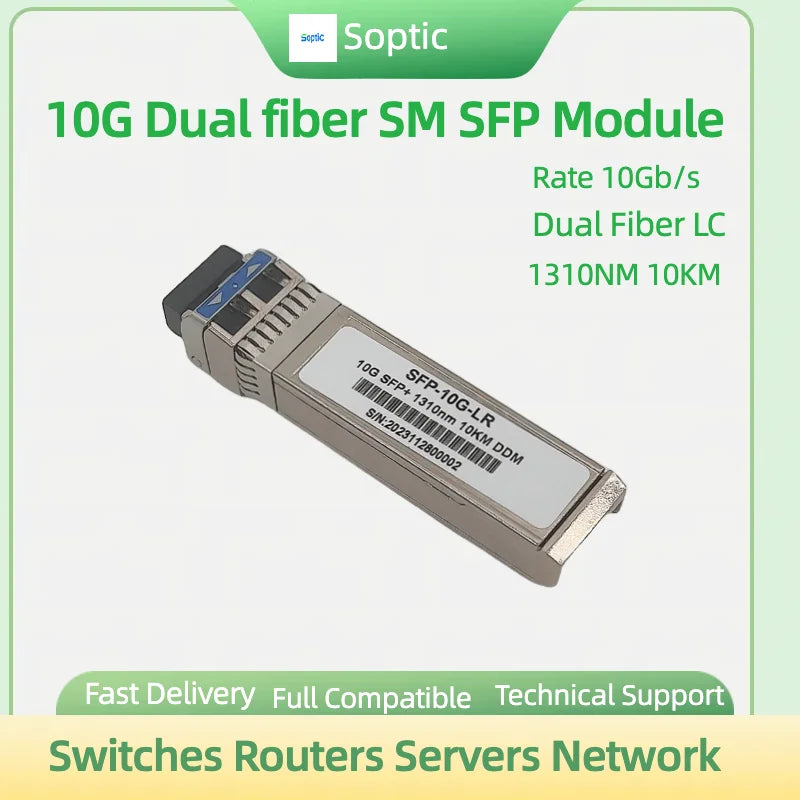 fiber optic communication equipment for  Cisco SFP-10G-LR 10KM LC SFP Module