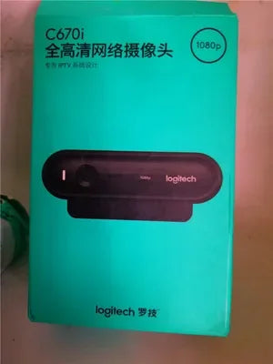 Logitech c670i webcam, 1080p intelligent FHD camera, USB, 60 degree wide angle lens, for computers, webcam