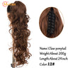 MEIFAN Long Synthetic Wavy Clip in Hair Ponytail Hair Wigs Extensions Style Claw Pony Tail Hairpiece for Women Cosplay Party