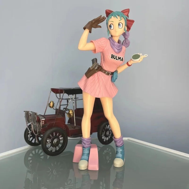 Anime Cartoon Dragon Ball Girl Series Bulma Ranchi Bulma Bidili Qiqi Animation Model Ornament Hand Figure Toy Gifts