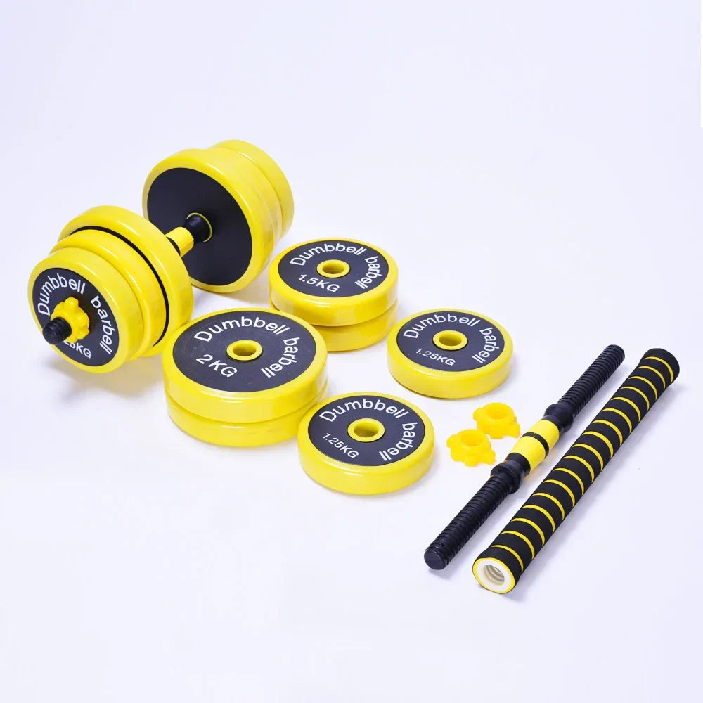 Fitness Body Building Strength Training Gym Adjustable Dumbbell  20kg Weight Lifting weights  mancuernas gimnasio pesa  gym