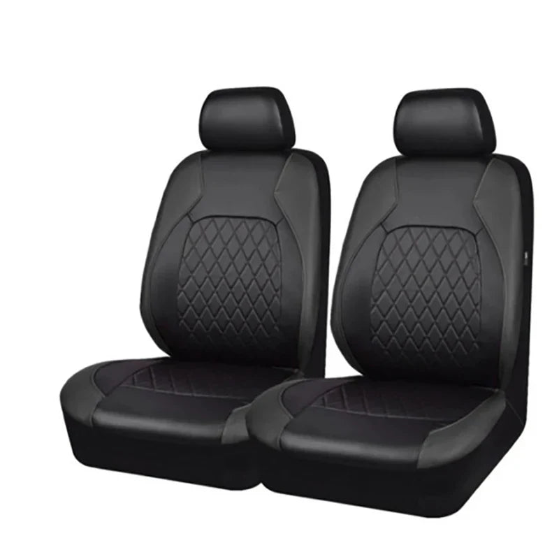 Hot selling high-end pu Car Interior with 5/2Pcs Quilted Leather Thread Pressing Seat Covers Airbag Compatible Breathables Tools