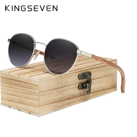 KINGSEVEN Natural Wood Sunglasses For Men UV400 Polarized Women’s  Eyeglass Frame Fashion Sun Glasses  Protection Eyewear