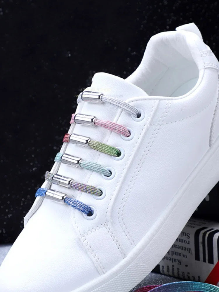 Shoelaces For Sneakers 2024 Special Creative Elastic Without Ties Laces For Shoes Kids Adult Unisex  Quick Locking Shoes Lace