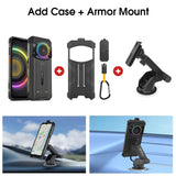 Ulefone Armor 21 Rugged Phone 16GB RAM 256GB ROM Smartphone Android 13 G99 moblie phone 64MP 9600mAh 4G Cellular Global Version