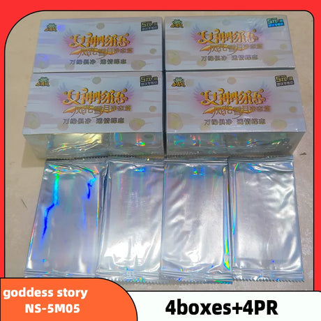 Wholesale 4 Boxes Goddess Story NS-11 Collection Card PR Anime Games Girl Party Swimsuit Bikini Feast Booster Box Doujin