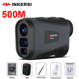 Inkersi Range Finder for Hunting Golf Rangefinder Laser Distance Meter TelescopeTelemeter 400M 1000M 1500M with Flag Pole Lock