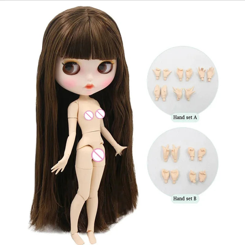 ICY DBS Blyth Doll Customized Joint 30cm Suitable For Dress Up By Yourself DIY Change 1/6 BJD Toy