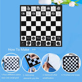 Resin Chess Set Mold with Chess Board Silicone Resin Molds,3D Silicone Chess Resin Mold