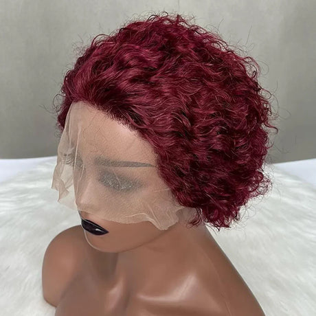 Pixie Cut Wig Human Hair 13x1 Lace Frontal Wigs Human Hair Short Bob Human Hair Wigs For Black Women Lace Front Human Hair Wig