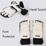 SMAI Taekwondo Hand Guard Hand Protector Gloves Adults Children Taekwondo Foot Protector Lightweight Padded Instep Guard