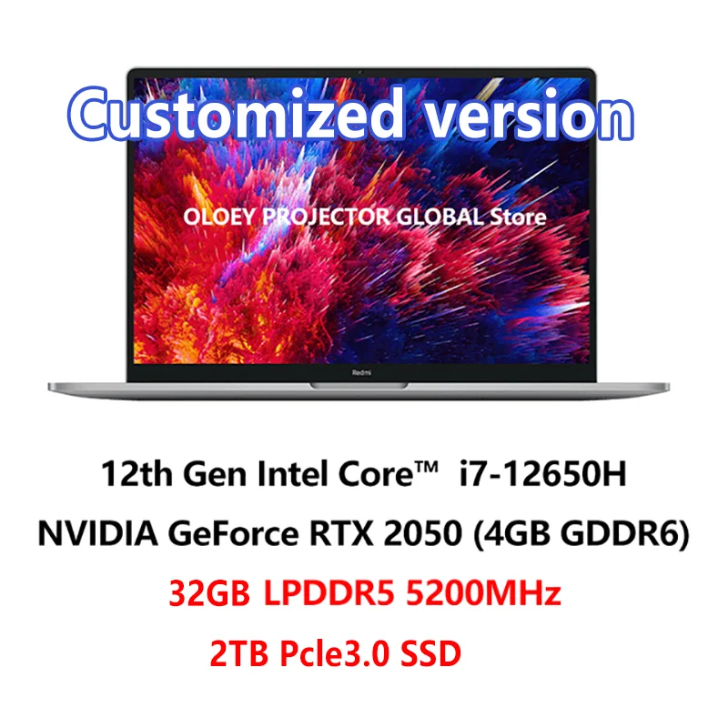 Xiaomi RedmiBook Pro 15 2022 Laptop Intel Core i7-12650H/i5 12450H RTX2050 16GB RAM 512GB/1TB SSD 3.2K 90Hz 15.6Inch Mi Notebook