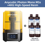 ANYCUBIC Photon Mono M5s 12K Resin 3D Printer 10.1 Inch UV LCD 3D Printer Leveling-Free 3X Faster High-Speed Smart 3D Printing