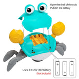 Interactive Crab Toy for Babies Creative Crawling Crab Escape Electronic Toys Animal Pet Runaway Musical Toys Gifts Dropshipping