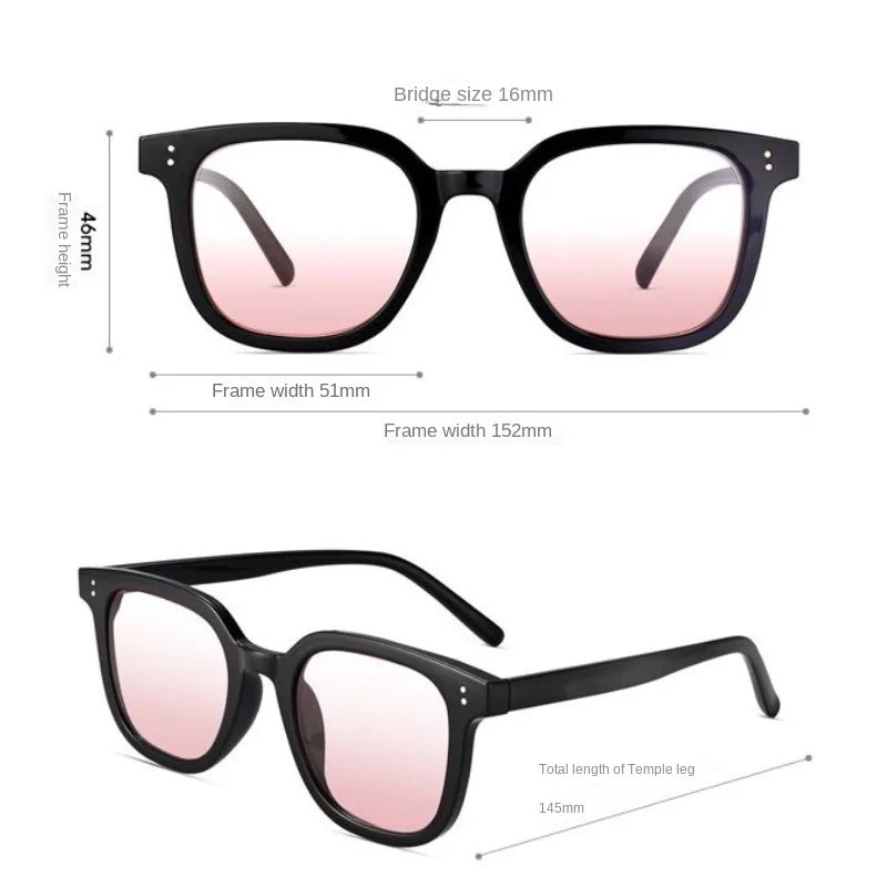 New Fashion Design Gradient Colorful Sunglasses Summer UV Protect Sun Block for Men Women Unisex Portable Pouch Cycling Sunglass