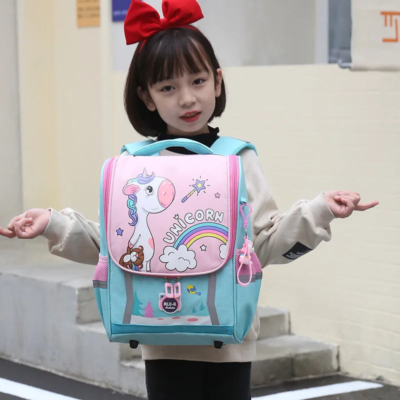 Children Schoolbag Schoolchild Backpack Kindergarten Cute Cartoon Space Bag Large and Small Kid Backpack Little Girl Bookbag