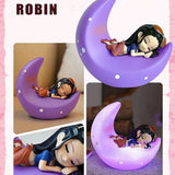 OP Night Light Blind Box Anime Luffy Zoro Nami Sanji Chopper Figure Sweet Dream Series LED Night Light Ornament Gift