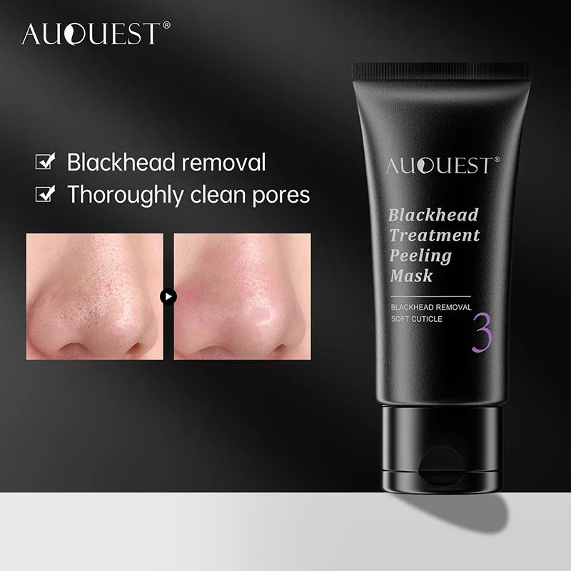 AUQUEST Blackhead Remover Black Dots Facial Masks NoseBamboo Charcoal Point Pimple Anti Acne Spot Face Skin Care Beauty Health