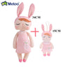 Metoo Doll Stuffed Toys Kawaii Mother and Kid 2 Piece Angela Plush Sleeping Toys For Girls Newborn Baby Christmas Birthday Gift