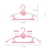 Telescopic Baby Hangers Clothes Organizer Closet Non-slip Kids Coat Hanger Wardrobe Storage Drying Racks Space Saving