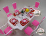 New arrival Christmas/Birthday Gift Children Doll Accessories house Furniture Play Set Cute dinning room For barbie Doll 1/6