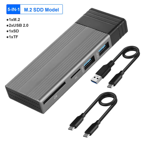 M.2 SSD HUB Dock Station USB HUB with Disk Storage Function USB Type C to HDMI-Compatible Laptop For Macbook Pro Air M1 M2