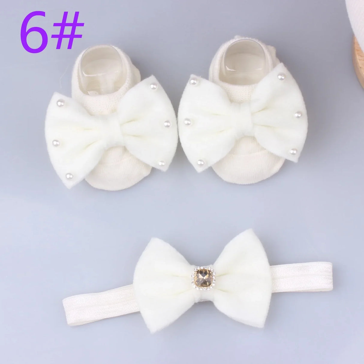 1 Set Cute Gift Bow Flowers Baby Girls Headband Socks Cartoon Animal Bow Newborn Girls Hair Band Kids Headwear Hair Accessories