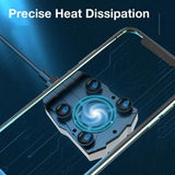 Phone Cooler Phone Radiator Suction Cup Phone Cooling Fan USB Powered Radiator Compatible For Mobile Phone Tablet PC